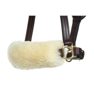 noseband cover sheepskin stephens