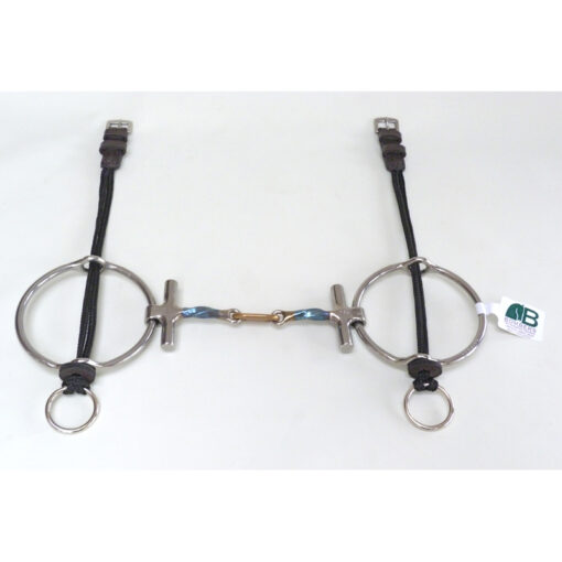 Square Twisted BC45 T Bar Gag (POLO)