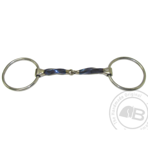 Square Twisted Snaffle Loose Ring