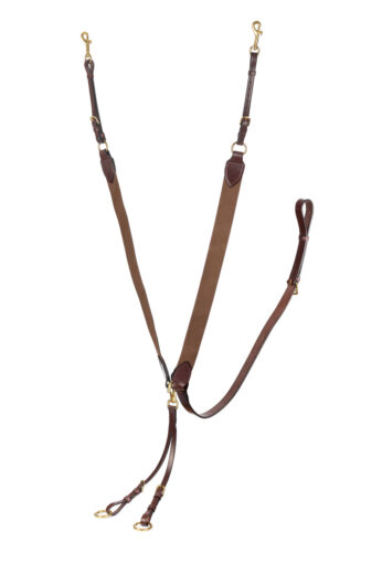 Elasticated V-Check with Attachment