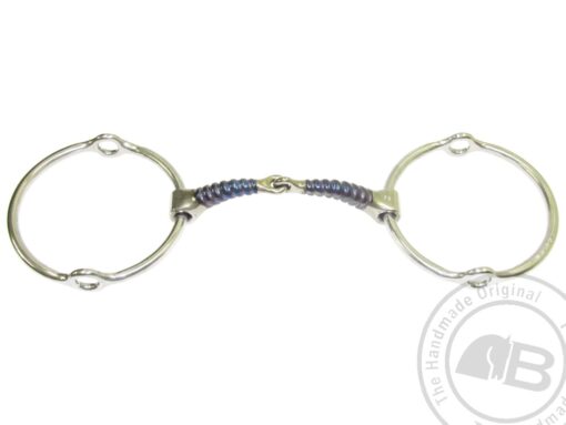 Corkscrew Snaffle Big Ring Gag (POLO)