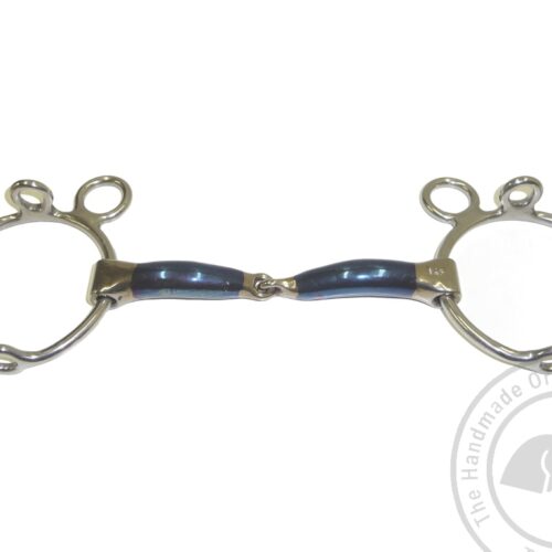 Bombers Bit Snaffle Curb gag