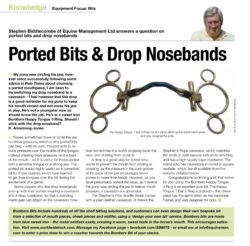 A Polo Times reader asks _ I am keen to try switching my drop noseband to a cavesson
