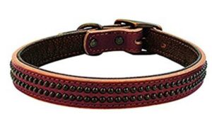 Weaver dog collar havana