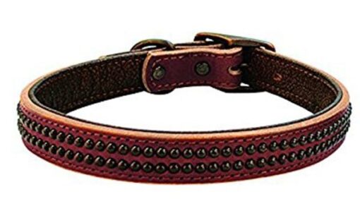 Weaver Dog Collar Brown