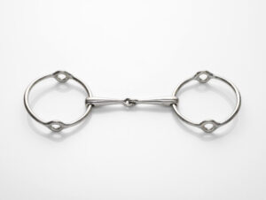 Stephens Gag Jointed Snaffle, Stainless Steel