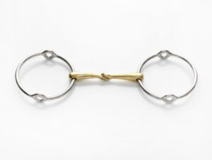 Stephens Big Ring Gag Snaffle, Copper