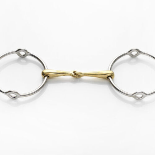Stephens Big Ring Gag Snaffle, Copper