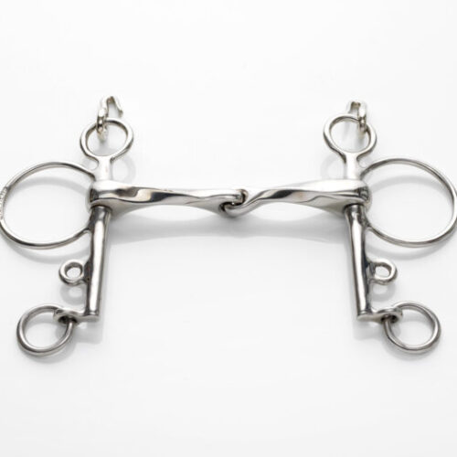 Stephens Pelham Slow Twist Snaffle, Stainless Steel