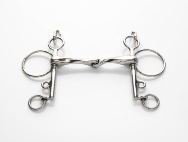 Stephens Pelham Slow Twist Snaffle, Stainless Steel