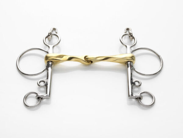 Stephens Pelham Jointed Square Snaffle, Stainless Steel