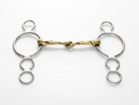 Stephens 4 Ring Twisted Snaffle, Copper