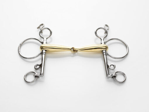 Stephens Pelham Jointed Snaffle, Copper