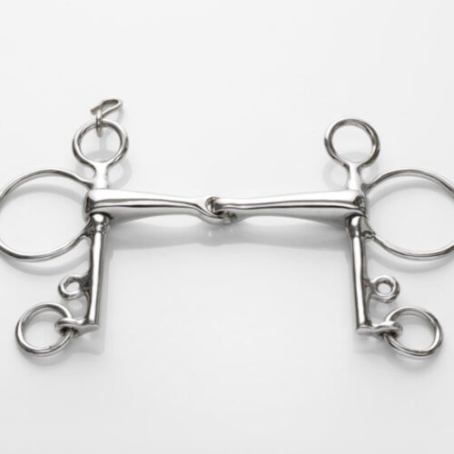 Stephens Pelham Jointed Square Snaffle, Stainless Steel