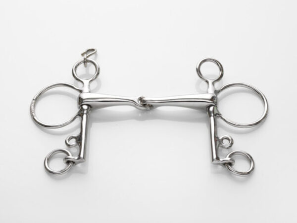 Stephens Pelham Jointed Square Snaffle, Stainless Steel