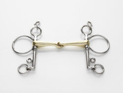 Stephens Pelham Jointed Square Snaffle, Copper