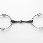 Stephens Big Ring Gag Snaffle Iron with Copper Lines